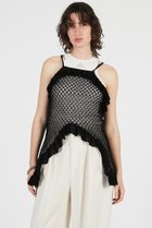 【プランク プロジェクト/PRANK PROJECT】のシアーニットチュニック / Sheer Knit Tunic BLK(ブラック)|ID: prp329100004937027 ipo3291000000037046657