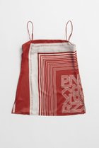 【プランク プロジェクト/PRANK PROJECT】のスカーフプリントキャミチュニック / Scarf Print Cami Tunic RED(レッド)|ID: prp329100004937030 ipo3291000000037046687