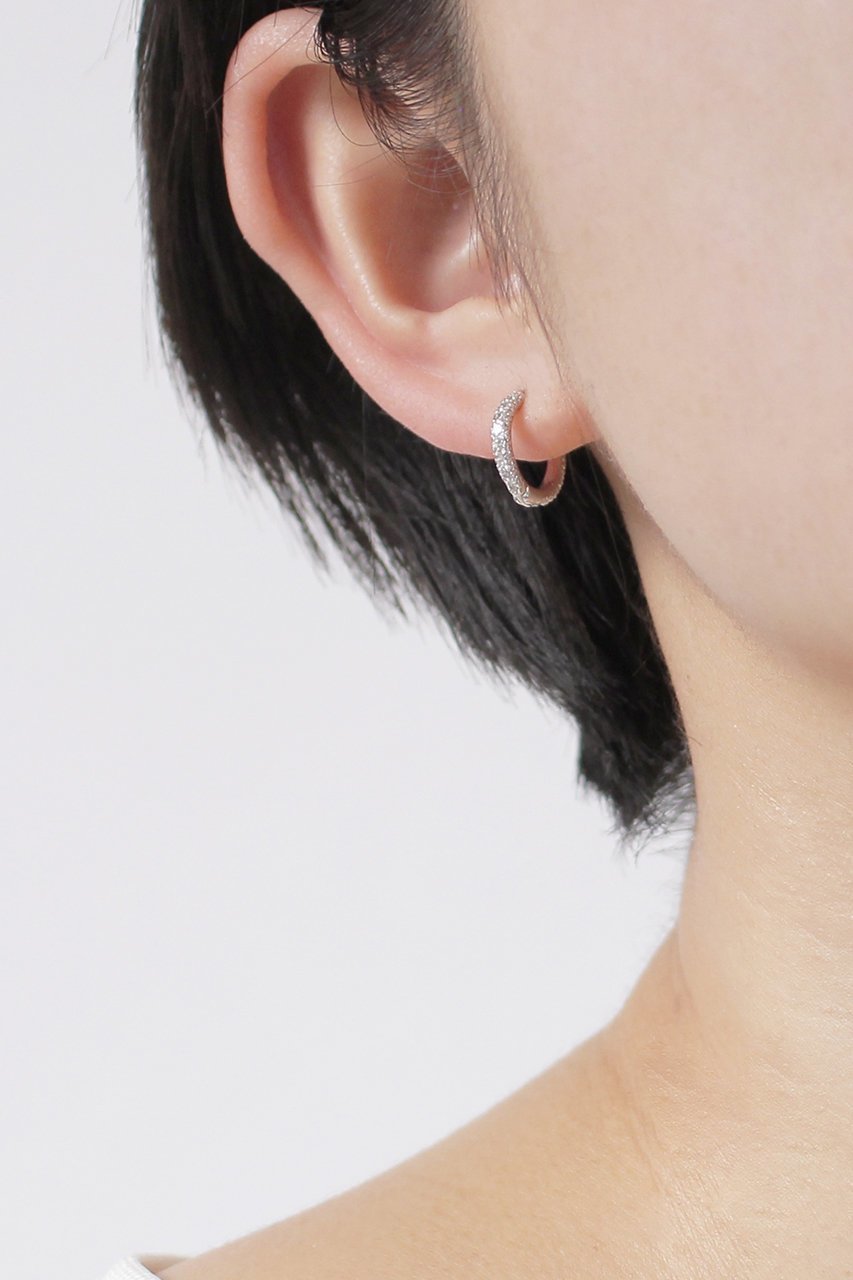 【アヤミ ジュエリー/AYAMI jewelry】のPave ミニフープピアス 人気、トレンドファッション・服の通販 founy(ファニー) 　ファッション　Fashion　レディースファッション　Fashion for Women　ジュエリー　Jewelry　ファッションリング　Fashion Rings　イヤリング・フープ・ドロップタイプ　Hoop, Drop & Clip Earrings　おすすめ　Recommended / Our Picks　イヤリング　Earrings　フープ　Hoop, Hoop Earrings　人気　Popular, Best Seller　再入荷　Restock / Back in Stock　other-2|ID: prp329100004937050 ipo3291000000037046825