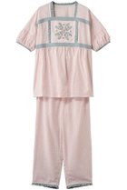 【キッドブルー/KID BLUE】の26ギンガムフラワーエンブパジャマ ピンク|ID: prp329100004937076 ipo3291000000037046988