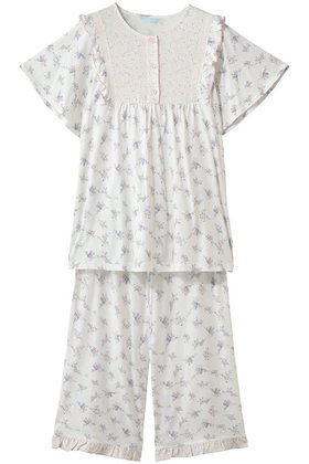 【キッドブルー/KID BLUE】の26ブリティッシュブーケNパジャマ 人気、トレンドファッション・服の通販 founy(ファニー) ファッション Fashion レディースファッション Fashion for Women トップス・カットソー Cut & Sew Tops なめらか Smooth, Silky Texture パジャマ Pajamas, Sleepwear 新作・新入荷 New Arrivals / New In 春 Spring |ID:prp329100004937077