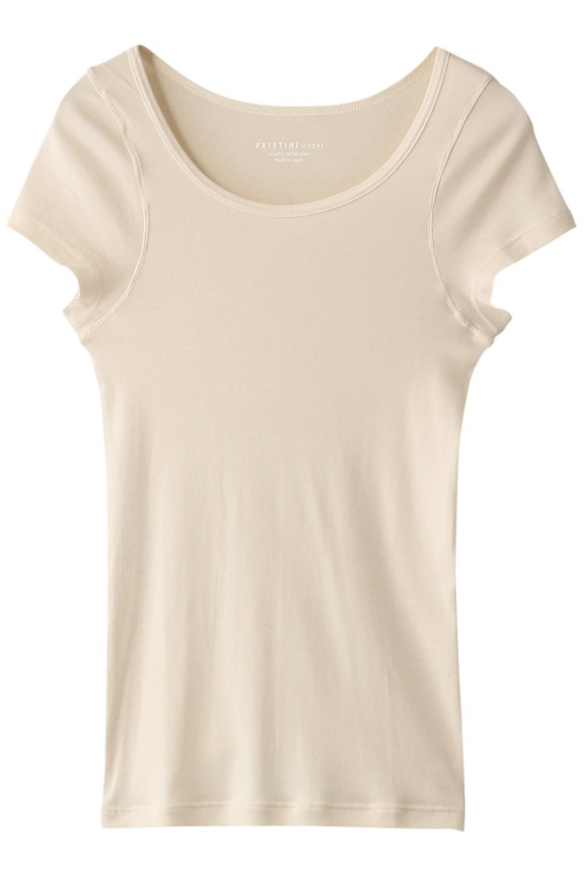 【プリスティン/PRISTINE】のセーターイン半袖 インテリア・キッズ・メンズ・レディースファッション・服の通販 founy(ファニー) 　ファッション　Fashion　レディースファッション　Fashion for Women　下着・ランジェリー　Lingerie & Intimates　その他ランジェリー・インナーアイテム　Other Lingerie / Intimates　インナー　Innerwear　シンプル　Simple, Minimal　セーター　Sweater, Knitwear　フィット　Fit, Slim Fit　ランジェリー　Lingerie, Intimate Wear　再入荷　Restock / Back in Stock　半袖　Short Sleeve, Half Sleeve　ナチュラル|ID: prp329100004937122 ipo3291000000037047274