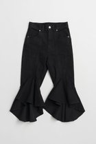 【プランク プロジェクト/PRANK PROJECT】のスーパーフレアデニムハーフパンツ / Super Flare Denim Half Pants 人気、トレンドファッション・服の通販 founy(ファニー) ファッション Fashion レディースファッション Fashion for Women パンツ Pants & Trousers ショートパンツ・ハーフパンツ High-Waisted & Relaxed Shorts ショート Short, Short Length ストレッチ Stretch, Stretchy Fabric チュニック Tunic, Long Top デニム Denim, Jeans Material ハーフ Half, Half-Length バランス Balance, Style Balance フレア Flare, Flared 新作・新入荷 New Arrivals / New In thumbnail BLK(ブラック)|ID: prp329100004937167 ipo3291000000037047575