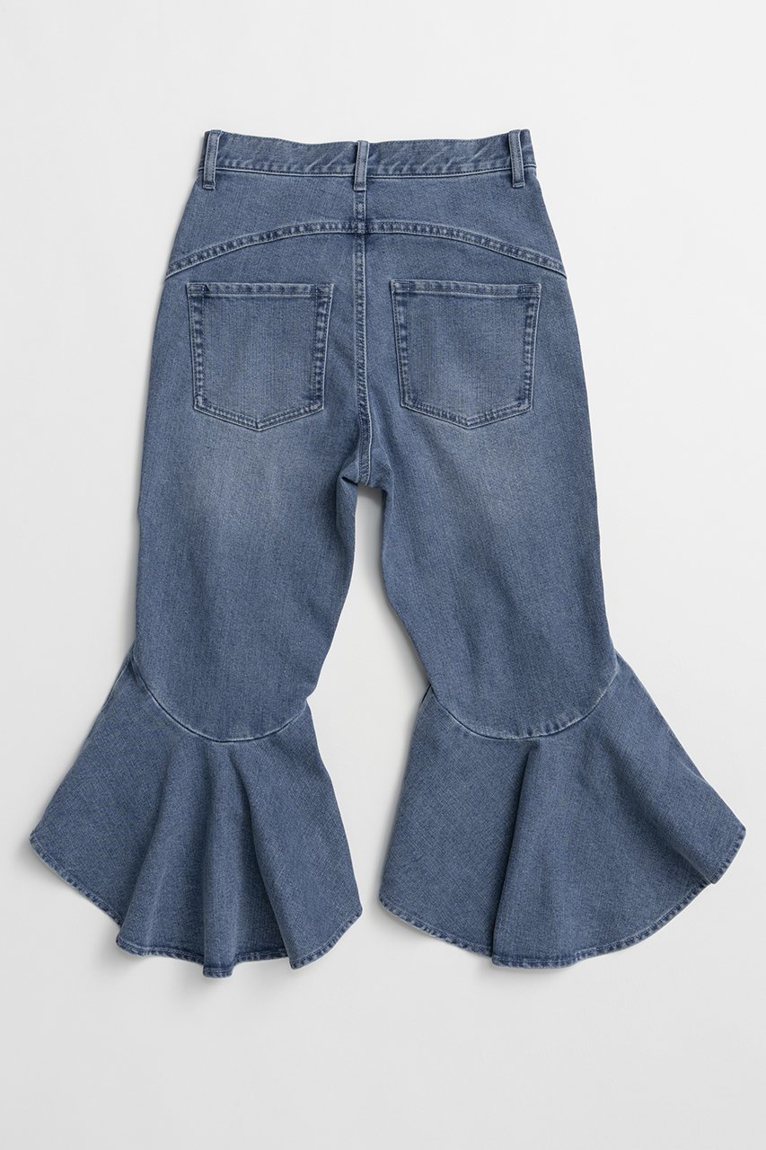 【プランク プロジェクト/PRANK PROJECT】のスーパーフレアデニムハーフパンツ / Super Flare Denim Half Pants 人気、トレンドファッション・服の通販 founy(ファニー) 　ファッション　Fashion　レディースファッション　Fashion for Women　パンツ　Pants & Trousers　ショートパンツ・ハーフパンツ　High-Waisted & Relaxed Shorts　ショート　Short, Short Length　ストレッチ　Stretch, Stretchy Fabric　チュニック　Tunic, Long Top　デニム　Denim, Jeans Material　ハーフ　Half, Half-Length　バランス　Balance, Style Balance　フレア　Flare, Flared　新作・新入荷　New Arrivals / New In　other-5|ID: prp329100004937167 ipo3291000000037047580