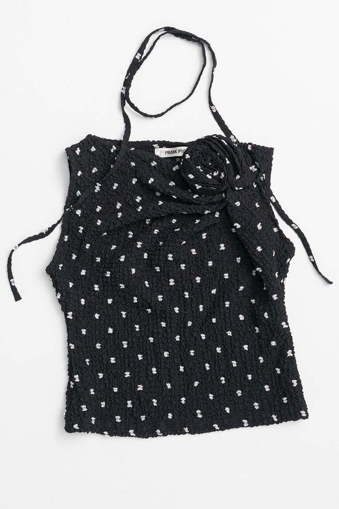 【プランク プロジェクト/PRANK PROJECT】のモチーフトップス / Rose Motif Ripple Top インテリア・キッズ・メンズ・レディースファッション・服の通販 founy(ファニー) https://founy.com/ ファッション Fashion レディースファッション Fashion for Women トップス・カットソー Cut & Sew Tops シャツ・ブラウス・オフィスカジュアル Elegant Blouses & Button-Ups ロングTシャツ・Tシャツ Longline T-Shirts & Tees カットソー・ベーシックTシャツ Cut-and-Sewn Tops / Stretch Tees & Basics ショート Short, Short Length スラックス Slacks, Dress Pants スリーブ Sleeve, Long Sleeve / Short Sleeve チョーカー Tulle, Mesh Fabric デニム Denim, Jeans Material フィット Fit, Slim Fit フロント Front, Front Design モチーフ Motif, Design Theme ローズ Rose, Rose Motif 新作・新入荷 New Arrivals / New In |ID: prp329100004937169 ipo3291000000037047594