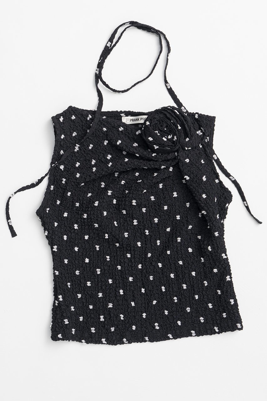 【プランク プロジェクト/PRANK PROJECT】のモチーフトップス / Rose Motif Ripple Top 人気、トレンドファッション・服の通販 founy(ファニー) 　ファッション　Fashion　レディースファッション　Fashion for Women　トップス・カットソー　Cut & Sew Tops　シャツ・ブラウス・オフィスカジュアル　Elegant Blouses & Button-Ups　ロングTシャツ・Tシャツ　Longline T-Shirts & Tees　カットソー・ベーシックTシャツ　Cut-and-Sewn Tops / Stretch Tees & Basics　ショート　Short, Short Length　スラックス　Slacks, Dress Pants　スリーブ　Sleeve, Long Sleeve / Short Sleeve　チョーカー　Tulle, Mesh Fabric　デニム　Denim, Jeans Material　フィット　Fit, Slim Fit　フロント　Front, Front Design　モチーフ　Motif, Design Theme　ローズ　Rose, Rose Motif　新作・新入荷　New Arrivals / New In　 other-1|ID: prp329100004937169 ipo3291000000037047594