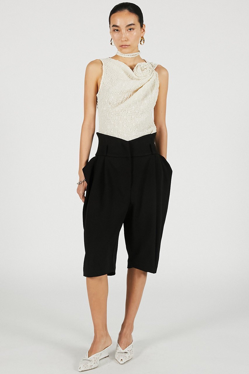 【プランク プロジェクト/PRANK PROJECT】のモチーフトップス / Rose Motif Ripple Top 人気、トレンドファッション・服の通販 founy(ファニー) 　ファッション　Fashion　レディースファッション　Fashion for Women　トップス・カットソー　Cut & Sew Tops　シャツ・ブラウス・オフィスカジュアル　Elegant Blouses & Button-Ups　ロングTシャツ・Tシャツ　Longline T-Shirts & Tees　カットソー・ベーシックTシャツ　Cut-and-Sewn Tops / Stretch Tees & Basics　ショート　Short, Short Length　スラックス　Slacks, Dress Pants　スリーブ　Sleeve, Long Sleeve / Short Sleeve　チョーカー　Tulle, Mesh Fabric　デニム　Denim, Jeans Material　フィット　Fit, Slim Fit　フロント　Front, Front Design　モチーフ　Motif, Design Theme　ローズ　Rose, Rose Motif　新作・新入荷　New Arrivals / New In　other-4|ID: prp329100004937169 ipo3291000000037047599