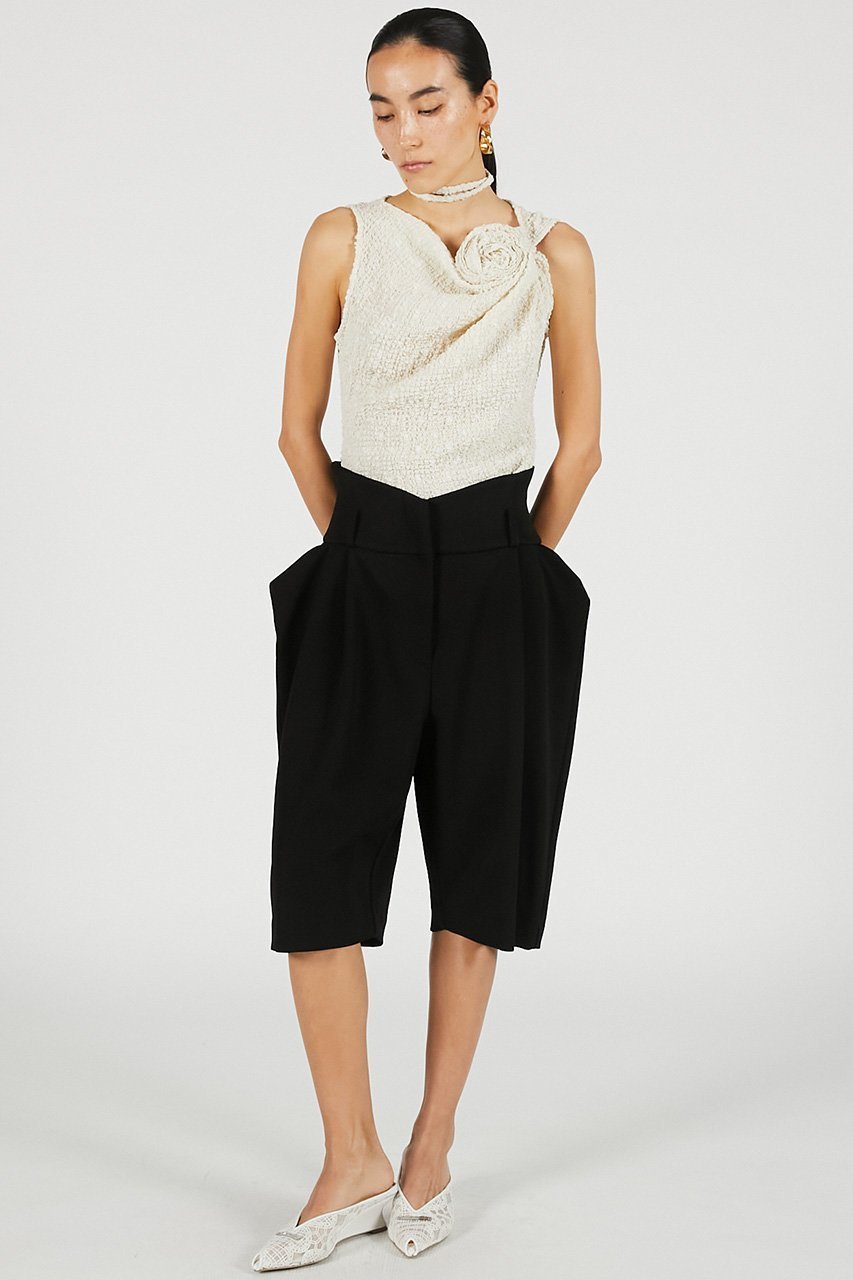 【プランク プロジェクト/PRANK PROJECT】のモチーフトップス / Rose Motif Ripple Top 人気、トレンドファッション・服の通販 founy(ファニー) 　ファッション　Fashion　レディースファッション　Fashion for Women　トップス・カットソー　Cut & Sew Tops　シャツ・ブラウス・オフィスカジュアル　Elegant Blouses & Button-Ups　ロングTシャツ・Tシャツ　Longline T-Shirts & Tees　カットソー・ベーシックTシャツ　Cut-and-Sewn Tops / Stretch Tees & Basics　ショート　Short, Short Length　スラックス　Slacks, Dress Pants　スリーブ　Sleeve, Long Sleeve / Short Sleeve　チョーカー　Tulle, Mesh Fabric　デニム　Denim, Jeans Material　フィット　Fit, Slim Fit　フロント　Front, Front Design　モチーフ　Motif, Design Theme　ローズ　Rose, Rose Motif　新作・新入荷　New Arrivals / New In　other-5|ID: prp329100004937169 ipo3291000000037047600