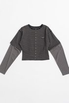 【プランク プロジェクト/PRANK PROJECT】の2WAYジャージーカーディガン / 2WAY Jersey Cardigan BLK(ブラック)|ID: prp329100004937173 ipo3291000000037047635