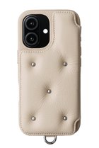 【デミュウ/DEMIU】のiPhone17 BALLON CINQ 背面収納スマホケース ストラップ別売 ベージュ|ID: prp329100004937175 ipo3291000000037047659