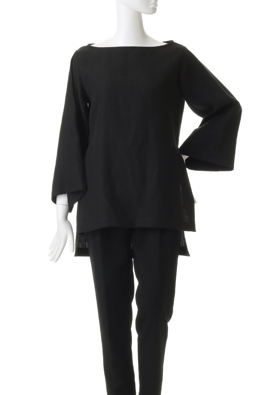 【ザ ロウ/THE ROW】のJUNIA TOP 人気、トレンドファッション・服の通販 founy(ファニー) 　ファッション　Fashion　レディースファッション　Fashion for Women　トップス・カットソー　Cut & Sew Tops　シャツ・ブラウス・オフィスカジュアル　Elegant Blouses & Button-Ups　スリーブ　Sleeve, Long Sleeve / Short Sleeve　フレア　Flare, Flared　マニッシュ　Mannish, Boyish　リネン　Linen, Linen Fabric　ロング　Long, Long-Length　新作・新入荷　New Arrivals / New In　other-2|ID: prp329100004937191 ipo3291000000037047772