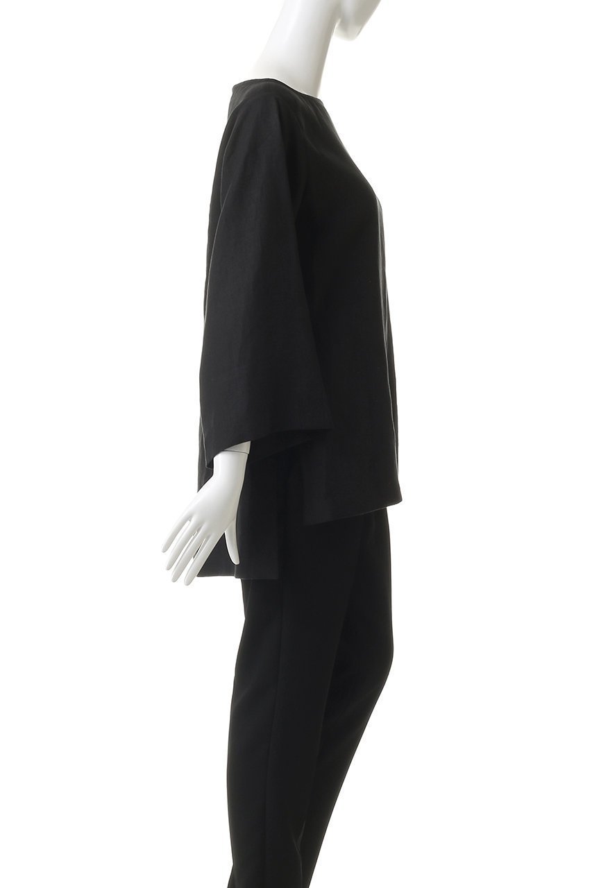 【ザ ロウ/THE ROW】のJUNIA TOP 人気、トレンドファッション・服の通販 founy(ファニー) 　ファッション　Fashion　レディースファッション　Fashion for Women　トップス・カットソー　Cut & Sew Tops　シャツ・ブラウス・オフィスカジュアル　Elegant Blouses & Button-Ups　スリーブ　Sleeve, Long Sleeve / Short Sleeve　フレア　Flare, Flared　マニッシュ　Mannish, Boyish　リネン　Linen, Linen Fabric　ロング　Long, Long-Length　新作・新入荷　New Arrivals / New In　other-3|ID: prp329100004937191 ipo3291000000037047773