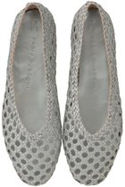 【ファビオ ルスコーニ/FABIO RUSCONI】のメッシュレザーフラットシューズ シルバー|ID: prp329100004937195 ipo3291000000037047798