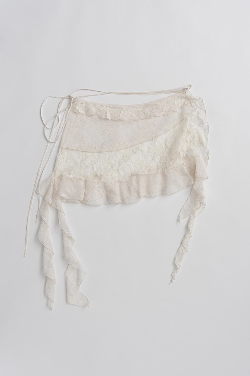 【プランク プロジェクト/PRANK PROJECT】のレースラップスカート / Lace Wrap Skirt インテリア・キッズ・メンズ・レディースファッション・服の通販 founy(ファニー) 　ファッション　Fashion　レディースファッション　Fashion for Women　スカート　Skirts　ロングスカート　Long Skirts / Maxi & Midi Skirts　コンビ　Combo, Combination Style　シンプル　Simple, Minimal　ラッフル　Ruffle, Frill　ラップ　Wrap, Wrap Design　レース　Lace, Lace Fabric　ロング　Long, Long-Length　夏　Summer　新作・新入荷　New Arrivals / New In　WHT(ホワイト)|ID: prp329100004937199 ipo3291000000037047824