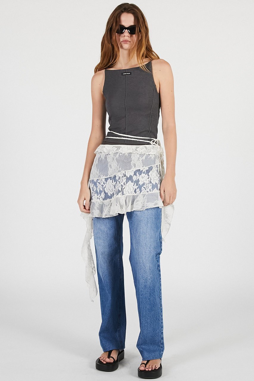 【プランク プロジェクト/PRANK PROJECT】のレースラップスカート / Lace Wrap Skirt 人気、トレンドファッション・服の通販 founy(ファニー) 　ファッション　Fashion　レディースファッション　Fashion for Women　スカート　Skirts　ロングスカート　Long Skirts / Maxi & Midi Skirts　コンビ　Combo, Combination Style　シンプル　Simple, Minimal　ラッフル　Ruffle, Frill　ラップ　Wrap, Wrap Design　レース　Lace, Lace Fabric　ロング　Long, Long-Length　夏　Summer　新作・新入荷　New Arrivals / New In　other-4|ID: prp329100004937199 ipo3291000000037047827