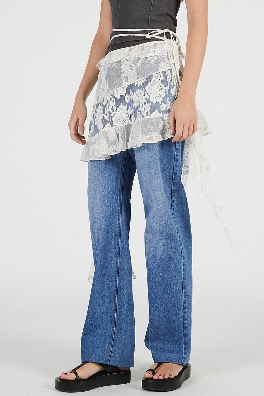 【プランク プロジェクト/PRANK PROJECT】のレースラップスカート / Lace Wrap Skirt 人気、トレンドファッション・服の通販 founy(ファニー) 　ファッション　Fashion　レディースファッション　Fashion for Women　スカート　Skirts　ロングスカート　Long Skirts / Maxi & Midi Skirts　コンビ　Combo, Combination Style　シンプル　Simple, Minimal　ラッフル　Ruffle, Frill　ラップ　Wrap, Wrap Design　レース　Lace, Lace Fabric　ロング　Long, Long-Length　夏　Summer　新作・新入荷　New Arrivals / New In　other-5|ID: prp329100004937199 ipo3291000000037047828