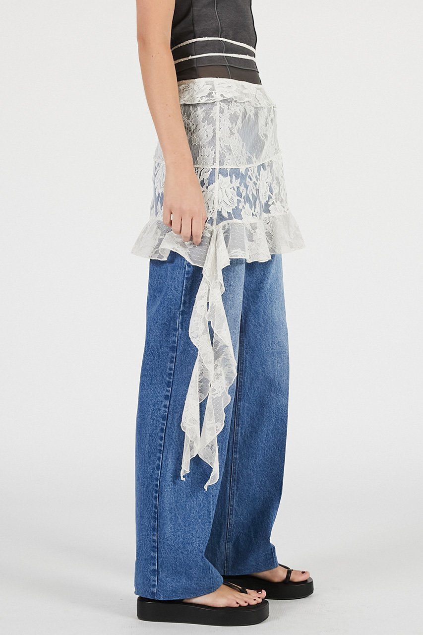 【プランク プロジェクト/PRANK PROJECT】のレースラップスカート / Lace Wrap Skirt 人気、トレンドファッション・服の通販 founy(ファニー) 　ファッション　Fashion　レディースファッション　Fashion for Women　スカート　Skirts　ロングスカート　Long Skirts / Maxi & Midi Skirts　コンビ　Combo, Combination Style　シンプル　Simple, Minimal　ラッフル　Ruffle, Frill　ラップ　Wrap, Wrap Design　レース　Lace, Lace Fabric　ロング　Long, Long-Length　夏　Summer　新作・新入荷　New Arrivals / New In　other-6|ID: prp329100004937199 ipo3291000000037047829