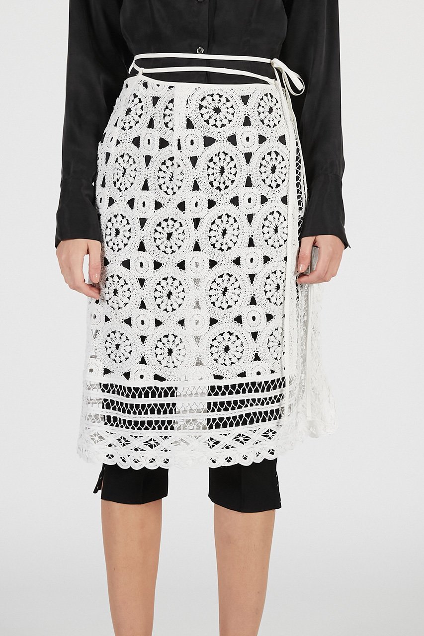 【プランク プロジェクト/PRANK PROJECT】のサークルレースラップスカート / Circle Lace Wrap Skirt 人気、トレンドファッション・服の通販 founy(ファニー) 　ファッション　Fashion　レディースファッション　Fashion for Women　スカート　Skirts　ロングスカート　Long Skirts / Maxi & Midi Skirts　おすすめ　Recommended / Our Picks　クラシカル　Classical, Vintage-Inspired　サークル　Circle, Round Design　デニム　Denim, Jeans Material　モチーフ　Motif, Design Theme　ラップ　Wrap, Wrap Design　レース　Lace, Lace Fabric　ロング　Long, Long-Length　夏　Summer　新作・新入荷　New Arrivals / New In　other-4|ID: prp329100004937200 ipo3291000000037047837