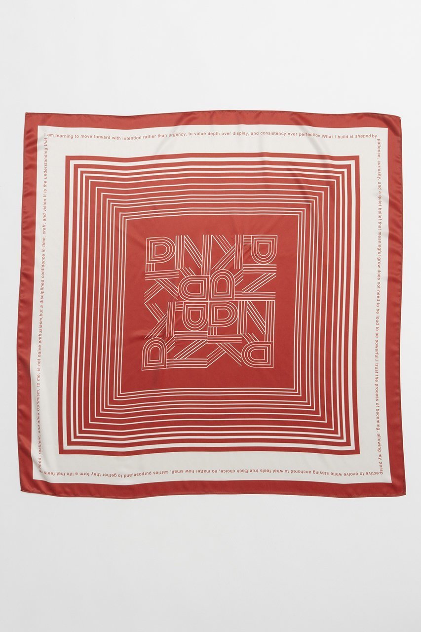 【プランク プロジェクト/PRANK PROJECT】のグラフィカルプリントスカーフ / Graphical Print Scarf インテリア・キッズ・メンズ・レディースファッション・服の通販 founy(ファニー) 　ファッション　Fashion　レディースファッション　Fashion for Women　ストール　Soft & Warm Scarves　マフラー・スヌード / 冬小物の定番　Scarves & Mufflers　グラフィック　Graphic, Graphic Design　サテン　Satin, Glossy Fabric　シンプル　Simple, Minimal　スカーフ　Scarf, Neckwear　ストール　Stole, Wrap　プリント　Print, Printed Pattern　マフラー　Scarf, Muffler　夏　Summer　新作・新入荷　New Arrivals / New In　RED(レッド)|ID: prp329100004937201 ipo3291000000037047844