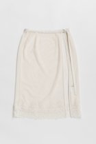 【プランク プロジェクト/PRANK PROJECT】のメッシュレースラップスカート / Mesh Lace Wrap Skirt WHT(ホワイト)|ID: prp329100004937202 ipo3291000000037047850