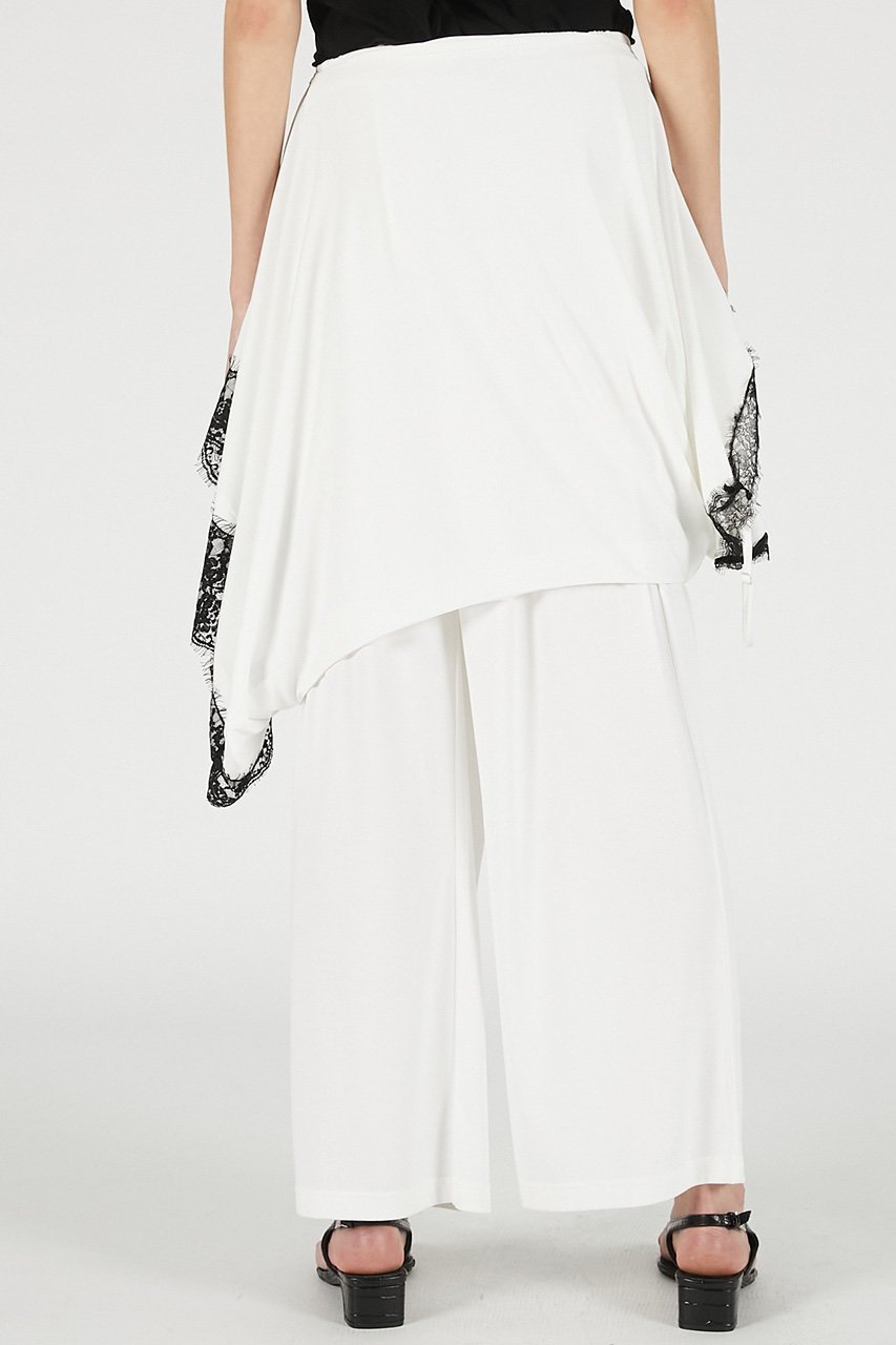 【プランク プロジェクト/PRANK PROJECT】の横向きレースワンピースパンツ / Slip Dress Layered Pants 人気、トレンドファッション・服の通販 founy(ファニー) 　ファッション　Fashion　レディースファッション　Fashion for Women　パンツ　Pants & Trousers　キュプラ　Cupro, Eco Fabric　ドレス　Dress, One-Piece　レース　Lace, Lace Fabric　エレガント 上品　Elegant　新作・新入荷　New Arrivals / New In　other-6|ID: prp329100004937204 ipo3291000000037047875