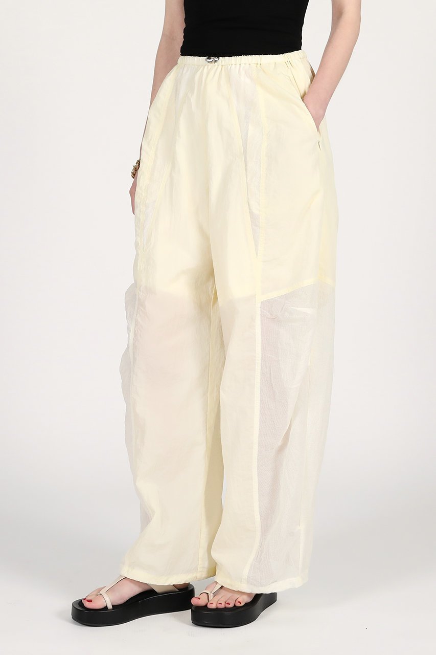 【プランク プロジェクト/PRANK PROJECT】のシアーリップストップトラックパンツ / Sheer Ripstop Track Pants 人気、トレンドファッション・服の通販 founy(ファニー) 　ファッション　Fashion　レディースファッション　Fashion for Women　パンツ　Pants & Trousers　おすすめ　Recommended / Our Picks　コンビ　Combo, Combination Style　スポーティ　Sporty, Casual Athletic　セットアップ　Set-Up, Coordinated Outfit　タフタ　Taffeta, Structured Fabric　フリル　Frill, Ruffle　ミックス　Mix, Mixed Style　レース　Lace, Lace Fabric　ワッシャー　Washer, Crinkled Finish　夏　Summer　新作・新入荷　New Arrivals / New In　軽量　Lightweight, Ultra Light　other-2|ID: prp329100004937205 ipo3291000000037047882