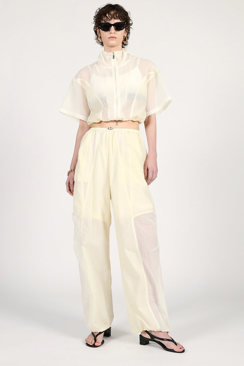 【プランク プロジェクト/PRANK PROJECT】のシアーリップストップトラックパンツ / Sheer Ripstop Track Pants 人気、トレンドファッション・服の通販 founy(ファニー) 　ファッション　Fashion　レディースファッション　Fashion for Women　パンツ　Pants & Trousers　おすすめ　Recommended / Our Picks　コンビ　Combo, Combination Style　スポーティ　Sporty, Casual Athletic　セットアップ　Set-Up, Coordinated Outfit　タフタ　Taffeta, Structured Fabric　フリル　Frill, Ruffle　ミックス　Mix, Mixed Style　レース　Lace, Lace Fabric　ワッシャー　Washer, Crinkled Finish　夏　Summer　新作・新入荷　New Arrivals / New In　軽量　Lightweight, Ultra Light　other-4|ID: prp329100004937205 ipo3291000000037047884