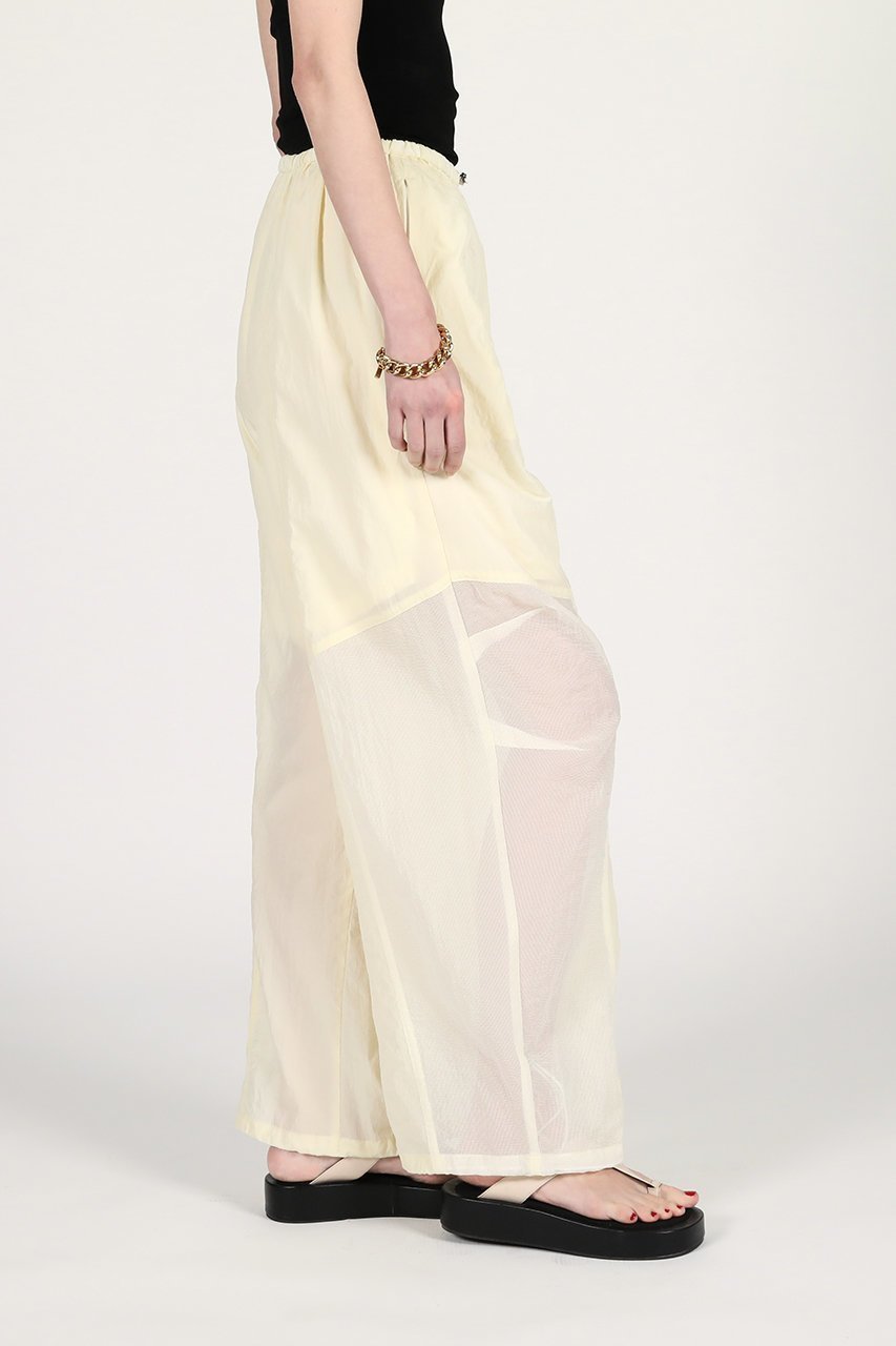 【プランク プロジェクト/PRANK PROJECT】のシアーリップストップトラックパンツ / Sheer Ripstop Track Pants 人気、トレンドファッション・服の通販 founy(ファニー) 　ファッション　Fashion　レディースファッション　Fashion for Women　パンツ　Pants & Trousers　おすすめ　Recommended / Our Picks　コンビ　Combo, Combination Style　スポーティ　Sporty, Casual Athletic　セットアップ　Set-Up, Coordinated Outfit　タフタ　Taffeta, Structured Fabric　フリル　Frill, Ruffle　ミックス　Mix, Mixed Style　レース　Lace, Lace Fabric　ワッシャー　Washer, Crinkled Finish　夏　Summer　新作・新入荷　New Arrivals / New In　軽量　Lightweight, Ultra Light　other-7|ID: prp329100004937205 ipo3291000000037047887