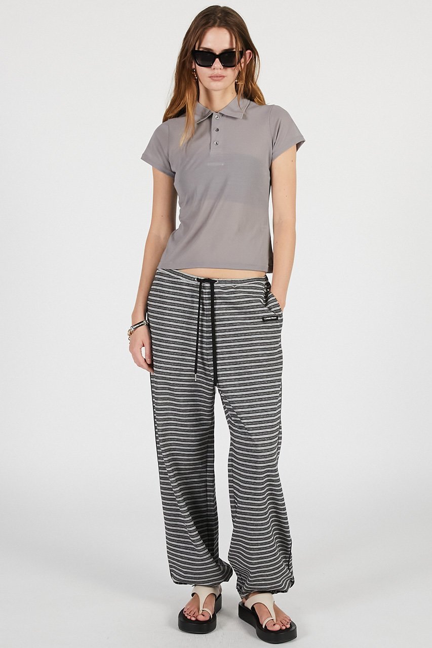 【プランク プロジェクト/PRANK PROJECT】のボーダーイージーパンツ / Border Easy Pants 人気、トレンドファッション・服の通販 founy(ファニー) 　ファッション　Fashion　レディースファッション　Fashion for Women　パンツ　Pants & Trousers　サンダル　Sandals, Summer Shoes　ストレート　Straight, Straight Cut　セットアップ　Set-Up, Coordinated Outfit　トレンド　Trend, Trending Now　ドローコード　Drawcord, Drawstring Cord　ヌーディ　Nude, Nude Tone　ボーダー　Border, Stripe　モノトーン　Monotone, Black and White　新作・新入荷　New Arrivals / New In　other-3|ID: prp329100004937206 ipo3291000000037047893