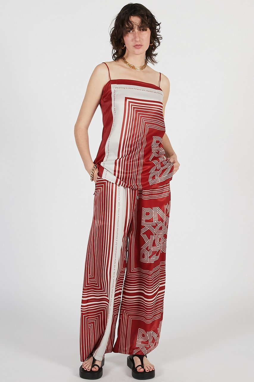 【プランク プロジェクト/PRANK PROJECT】のスカーフプリントパンツ / Scarf Print Pants 人気、トレンドファッション・服の通販 founy(ファニー) 　ファッション　Fashion　レディースファッション　Fashion for Women　パンツ　Pants & Trousers　キャミソール　Camisole, Spaghetti Strap Top　サテン　Satin, Glossy Fabric　スカーフ　Scarf, Neckwear　セットアップ　Set-Up, Coordinated Outfit　プリント　Print, Printed Pattern　ボトム　Bottoms, Lower Wear　新作・新入荷　New Arrivals / New In　other-5|ID: prp329100004937208 ipo3291000000037047915