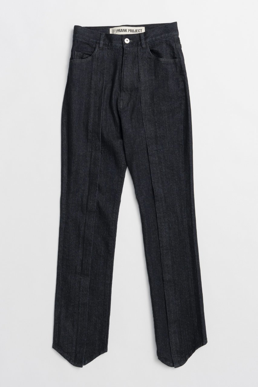 【プランク プロジェクト/PRANK PROJECT】のストレッチZIPデニムパンツ / Stretch Zip Denim Pants インテリア・キッズ・メンズ・レディースファッション・服の通販 founy(ファニー) 　ファッション　Fashion　レディースファッション　Fashion for Women　パンツ　Pants & Trousers　デニムパンツ・ジーンズ・美脚デニム　Denim Jeans & Pants　ストレッチ　Stretch, Stretchy Fabric　スリット　Slit, Slit Detail　デニム　Denim, Jeans Material　フロント　Front, Front Design　夏　Summer　新作・新入荷　New Arrivals / New In　春　Spring　S/S・春夏　SS, Spring/Summer, Warm Season　NVY(ネイビー)|ID: prp329100004937211 ipo3291000000037047941
