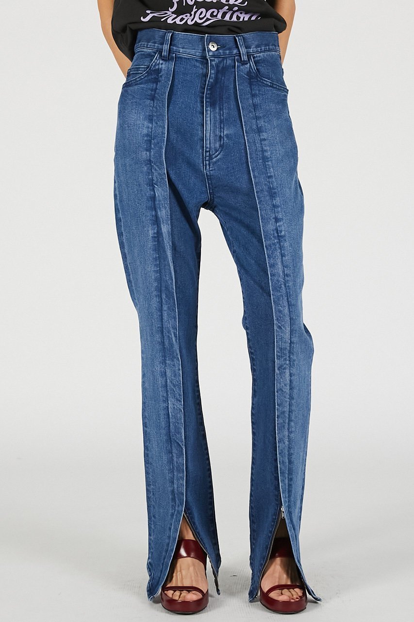 【プランク プロジェクト/PRANK PROJECT】のストレッチZIPデニムパンツ / Stretch Zip Denim Pants 人気、トレンドファッション・服の通販 founy(ファニー) 　ファッション　Fashion　レディースファッション　Fashion for Women　パンツ　Pants & Trousers　デニムパンツ・ジーンズ・美脚デニム　Denim Jeans & Pants　ストレッチ　Stretch, Stretchy Fabric　スリット　Slit, Slit Detail　デニム　Denim, Jeans Material　フロント　Front, Front Design　夏　Summer　新作・新入荷　New Arrivals / New In　春　Spring　S/S・春夏　SS, Spring/Summer, Warm Season　other-3|ID: prp329100004937211 ipo3291000000037047944