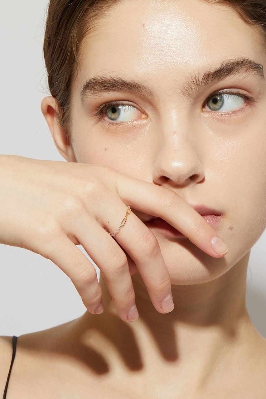 【アルティーダ ウード/ARTIDA OUD】のbasic K18 シルバーコンビ チェーン リング 人気、トレンドファッション・服の通販 founy(ファニー) 　ファッション　Fashion　レディースファッション　Fashion for Women　ジュエリー　Jewelry　ファッションリング　Fashion Rings　コンビ　Combo, Combination Style　シルバー　Silver, Metallic Silver　チェーン　Chain, Chain Strap　モダン　Modern, Contemporary　再入荷　Restock / Back in Stock　other-6|ID: prp329100004937229 ipo3291000000037048046