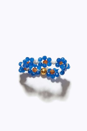 【アルティーダ ウード/ARTIDA OUD】のamulette 「心を穏やかにする調和の象徴」ブルーカルセドニー フラワー リング 人気、トレンドファッション・服の通販 founy(ファニー) ファッション Fashion レディースファッション Fashion for Women インド Indian Textile フラワー Flower, Floral 再入荷 Restock / Back in Stock |ID:prp329100004937233