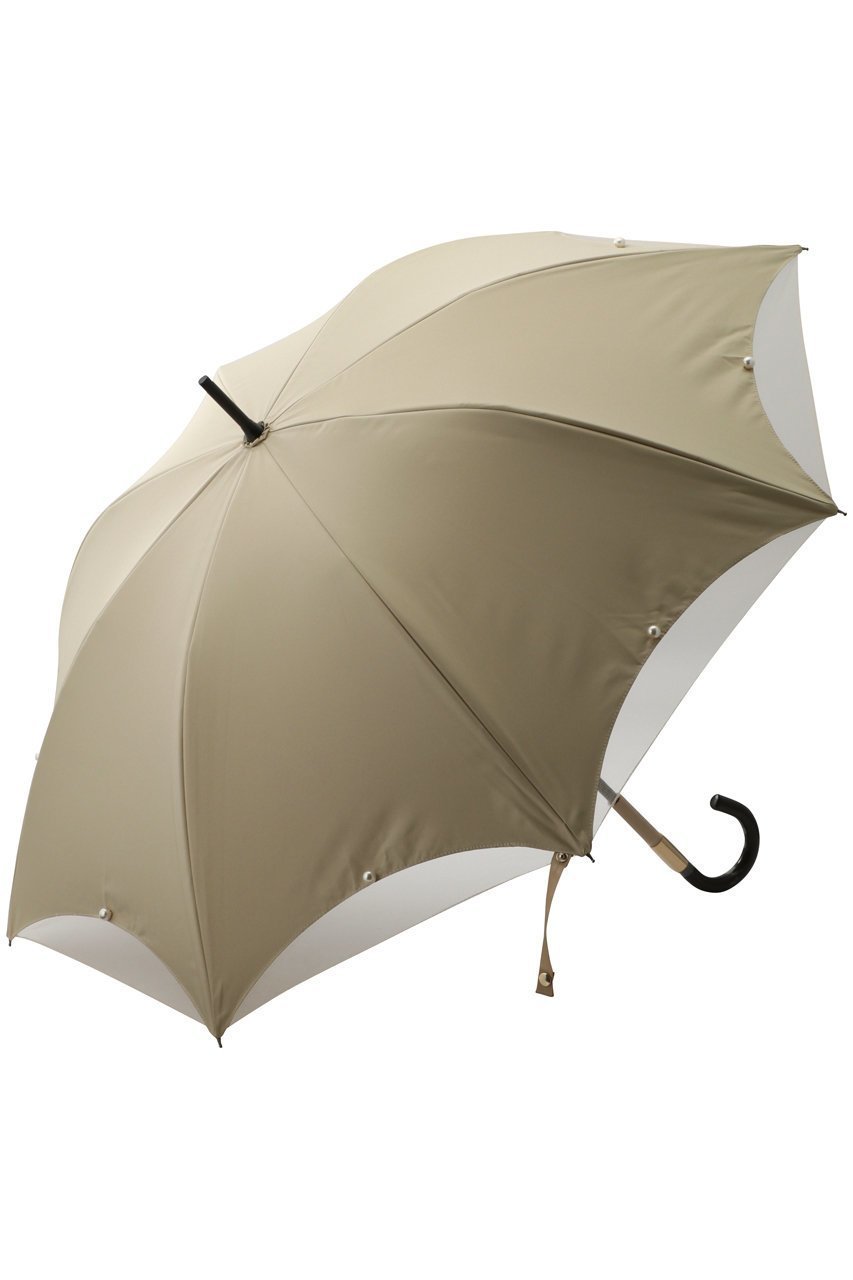 【ムーンバット/MOONBAT】の【Sun dress】晴雨兼用ショートインサイドチュール&パールドット インテリア・キッズ・メンズ・レディースファッション・服の通販 founy(ファニー) 　ファッション　Fashion　レディースファッション　Fashion for Women　ワンピース　Dresses　フォーマル・パーティードレス・結婚式用ドレス　Elegant & Casual Dresses　レイングッズ・傘・晴雨兼用傘　Umbrellas & Rain Gear　コンビ　Combo, Combination Style　ショート　Short, Short Length　チュール　Tulip, Tulip Motif　ドット　Polka Dot, Dot Pattern　ハンカチ　Handkerchief, Hanky　パール　Pearl, Pearl Accent　ラグジュアリー　Luxury, Elegant　エレガント 上品　Elegant　傘　Umbrella, Parasol　再入荷　Restock / Back in Stock　定番　Standard, Basic Item　時計　Watch, Wristwatch　キャメル|ID: prp329100004937253 ipo3291000000037048221