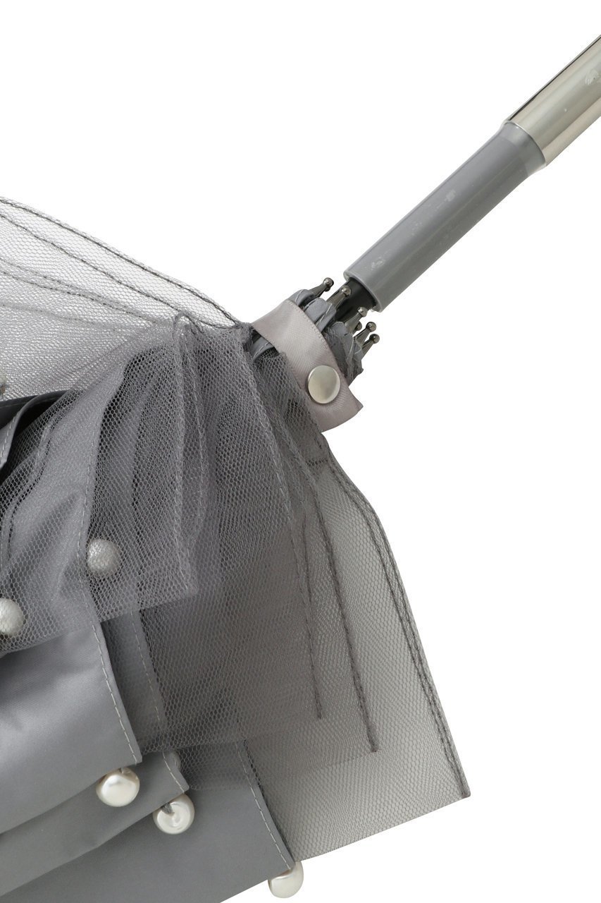 【ムーンバット/MOONBAT】の【Sun dress】晴雨兼用ショートインサイドチュール&パールドット 人気、トレンドファッション・服の通販 founy(ファニー) 　ファッション　Fashion　レディースファッション　Fashion for Women　ワンピース　Dresses　フォーマル・パーティードレス・結婚式用ドレス　Elegant & Casual Dresses　レイングッズ・傘・晴雨兼用傘　Umbrellas & Rain Gear　コンビ　Combo, Combination Style　ショート　Short, Short Length　チュール　Tulip, Tulip Motif　ドット　Polka Dot, Dot Pattern　ハンカチ　Handkerchief, Hanky　パール　Pearl, Pearl Accent　ラグジュアリー　Luxury, Elegant　エレガント 上品　Elegant　傘　Umbrella, Parasol　再入荷　Restock / Back in Stock　定番　Standard, Basic Item　時計　Watch, Wristwatch　other-3|ID: prp329100004937253 ipo3291000000037048223