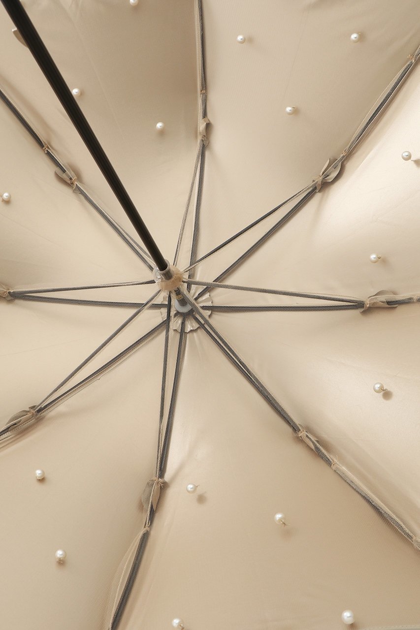 【ムーンバット/MOONBAT】の【Sun dress】晴雨兼用ショートインサイドチュール&パールドット 人気、トレンドファッション・服の通販 founy(ファニー) 　ファッション　Fashion　レディースファッション　Fashion for Women　ワンピース　Dresses　フォーマル・パーティードレス・結婚式用ドレス　Elegant & Casual Dresses　レイングッズ・傘・晴雨兼用傘　Umbrellas & Rain Gear　コンビ　Combo, Combination Style　ショート　Short, Short Length　チュール　Tulip, Tulip Motif　ドット　Polka Dot, Dot Pattern　ハンカチ　Handkerchief, Hanky　パール　Pearl, Pearl Accent　ラグジュアリー　Luxury, Elegant　エレガント 上品　Elegant　傘　Umbrella, Parasol　再入荷　Restock / Back in Stock　定番　Standard, Basic Item　時計　Watch, Wristwatch　other-7|ID: prp329100004937253 ipo3291000000037048227