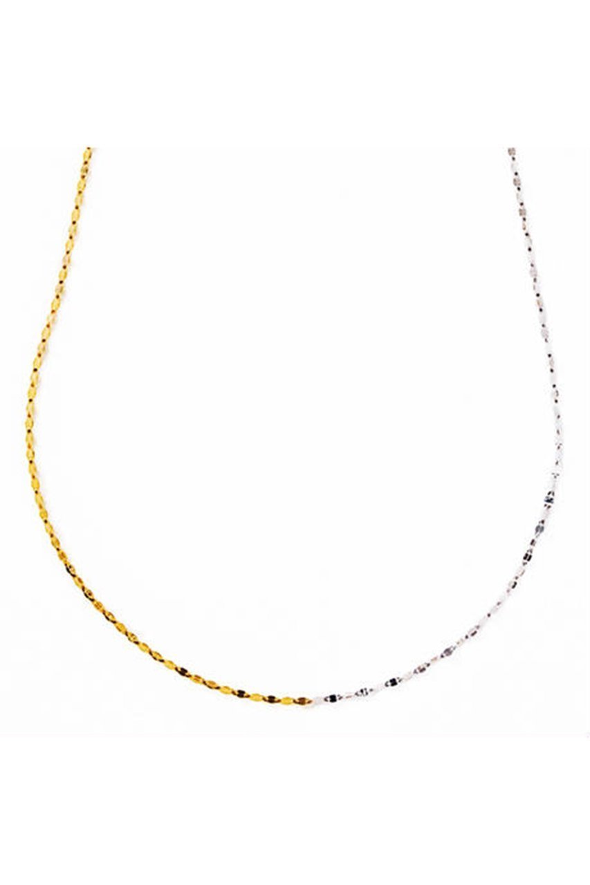 【ルボンボン/les bonbon】のvictoria double ネックレス インテリア・キッズ・メンズ・レディースファッション・服の通販 founy(ファニー) 　ファッション　Fashion　レディースファッション　Fashion for Women　ジュエリー　Jewelry　ネックレス　Necklaces & Pendants　シンプル　Simple, Minimal　タートル　Turtleneck, Turtle Collar　チェーン　Chain, Chain Strap　ネックレス　Necklace, Pendant Necklace　ハイネック　High Neck, Mock Neck　ミックス　Mix, Mixed Style　再入荷　Restock / Back in Stock　定番　Standard, Basic Item　A/W・秋冬　Autumn/Winter　ゴールド×ホワイトゴールド|ID: prp329100004937262 ipo3291000000037048279