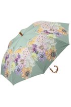 【スウォッシュロンドン/SWASH LONDON】の【晴雨兼用】長傘 FLOWER Scarf Pt オリーブグリーン|ID: prp329100004937266 ipo3291000000037048310