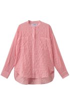 【スリー ドッツ/three dots】のShirring swell シャツ 人気、トレンドファッション・服の通販 founy(ファニー) ファッション Fashion レディースファッション Fashion for Women トップス・カットソー Cut & Sew Tops シャツ・ブラウス・オフィスカジュアル Elegant Blouses & Button-Ups ロングTシャツ・Tシャツ Longline T-Shirts & Tees カットソー・ベーシックTシャツ Cut-and-Sewn Tops / Stretch Tees & Basics おすすめ Recommended / Our Picks シャーリング Shirring, Ruched シンプル Simple, Minimal スリーブ Sleeve, Long Sleeve / Short Sleeve モダン Modern, Contemporary ロング Long, Long-Length 新作・新入荷 New Arrivals / New In 無地 Plain, Solid Color thumbnail レッド/ホワイト|ID: prp329100004937303 ipo3291000000037048538
