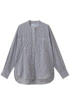 【スリー ドッツ/three dots】のShirring swell シャツ 人気、トレンドファッション・服の通販 founy(ファニー) ファッション Fashion レディースファッション Fashion for Women トップス・カットソー Cut & Sew Tops シャツ・ブラウス・オフィスカジュアル Elegant Blouses & Button-Ups ロングTシャツ・Tシャツ Longline T-Shirts & Tees カットソー・ベーシックTシャツ Cut-and-Sewn Tops / Stretch Tees & Basics おすすめ Recommended / Our Picks シャーリング Shirring, Ruched シンプル Simple, Minimal スリーブ Sleeve, Long Sleeve / Short Sleeve モダン Modern, Contemporary ロング Long, Long-Length 新作・新入荷 New Arrivals / New In 無地 Plain, Solid Color thumbnail ネイビー/ホワイト|ID: prp329100004937303 ipo3291000000037048539