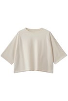 【スリー ドッツ/three dots】のダブルニットスーピマ クロップドTシャツ 人気、トレンドファッション・服の通販 founy(ファニー) ファッション Fashion レディースファッション Fashion for Women トップス・カットソー Cut & Sew Tops ニット Knit Tops & Sweaters シャツ・ブラウス・オフィスカジュアル Elegant Blouses & Button-Ups ロングTシャツ・Tシャツ Longline T-Shirts & Tees カットソー・ベーシックTシャツ Cut-and-Sewn Tops / Stretch Tees & Basics クロップド Cropped, Short Length ショート Short, Short Length スリーブ Sleeve, Long Sleeve / Short Sleeve ダブル Double, Double-Breasted トレンド Trend, Trending Now バランス Balance, Style Balance フィット Fit, Slim Fit ベーシック Basic, Essential 新作・新入荷 New Arrivals / New In thumbnail エクリュ|ID: prp329100004937304 ipo3291000000037048548