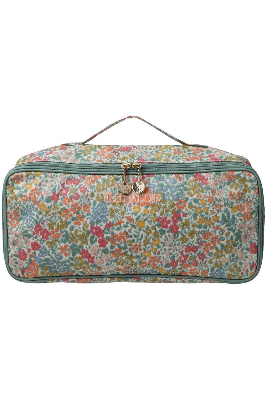【キッドブルー/KID BLUE】の26LIBERTYプリントランジェリーケース インテリア・キッズ・メンズ・レディースファッション・服の通販 founy(ファニー) 　ファッション　Fashion　レディースファッション　Fashion for Women　ポーチ&ミニバッグ　Pouches & Mini Bags　ジュエリー　Jewelry, Accessories　フォルム　Silhouette, Form　ブラジャー　Bra, Lingerie　ポケット　Pocket, Pocket Detail　ポーチ　Pouch, Small Case　ランジェリー　Lingerie, Intimate Wear　ワーク　Workwear, Utility Style　新作・新入荷　New Arrivals / New In　旅行　Travel　マルチ|ID: prp329100004937307 ipo3291000000037048568