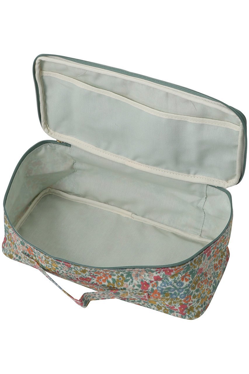 【キッドブルー/KID BLUE】の26LIBERTYプリントランジェリーケース 人気、トレンドファッション・服の通販 founy(ファニー) 　ファッション　Fashion　レディースファッション　Fashion for Women　ポーチ&ミニバッグ　Pouches & Mini Bags　ジュエリー　Jewelry, Accessories　フォルム　Silhouette, Form　ブラジャー　Bra, Lingerie　ポケット　Pocket, Pocket Detail　ポーチ　Pouch, Small Case　ランジェリー　Lingerie, Intimate Wear　ワーク　Workwear, Utility Style　新作・新入荷　New Arrivals / New In　旅行　Travel　other-2|ID: prp329100004937307 ipo3291000000037048569