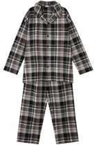 【キッドブルー/KID BLUE】の26シャーリングチェックパジャマ ブラック|ID: prp329100004937309 ipo3291000000037048581