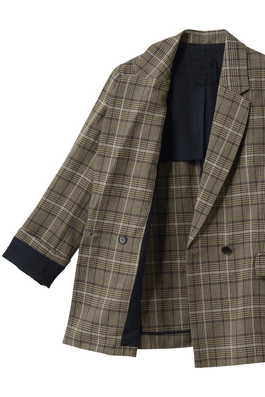 【プルミエ アロンディスモン/1er Arrondissement】のリネンビスコースジャケット 人気、トレンドファッション・服の通販 founy(ファニー) 　ファッション　Fashion　レディースファッション　Fashion for Women　アウター　Coat / Outerwear Collection　レディースジャケット・軽アウター　Jackets　シェイプ　Shape, Slim Fit　ジャケット　Jacket, Outerwear　マニッシュ　Mannish, Boyish　リネン　Linen, Linen Fabric　エレガント 上品　Elegant　新作・新入荷　New Arrivals / New In　other-6|ID: prp329100004937312 ipo3291000000037048611