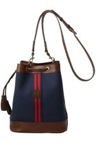 【ブルックス ブラザーズ/Brooks Brothers】のコットンキャンバス バケットバッグ ネイビー|ID:prp329100004937316
