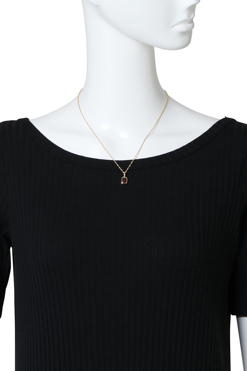 【デイジー ロンドン/DAISY LONDON】のJAN-GARNET GP ネックレス 人気、トレンドファッション・服の通販 founy(ファニー) 　ファッション　Fashion　レディースファッション　Fashion for Women　ジュエリー　Jewelry　ネックレス　Necklaces & Pendants　チェーン　Chain, Chain Strap　ツイスト　Tweed, Tweed Fabric　ネックレス　Necklace, Pendant Necklace　ボックス　Boxy, Box Shape　リュクス　Luxury, Elegant, High-End, Chic　再入荷　Restock / Back in Stock　other-3|ID: prp329100004937360 ipo3291000000037048923