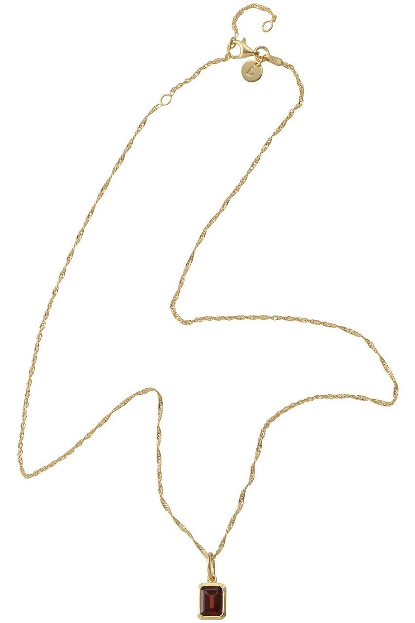 【デイジー ロンドン/DAISY LONDON】のJAN-GARNET GP ネックレス 人気、トレンドファッション・服の通販 founy(ファニー) 　ファッション　Fashion　レディースファッション　Fashion for Women　ジュエリー　Jewelry　ネックレス　Necklaces & Pendants　チェーン　Chain, Chain Strap　ツイスト　Tweed, Tweed Fabric　ネックレス　Necklace, Pendant Necklace　ボックス　Boxy, Box Shape　リュクス　Luxury, Elegant, High-End, Chic　再入荷　Restock / Back in Stock　other-4|ID: prp329100004937360 ipo3291000000037048924