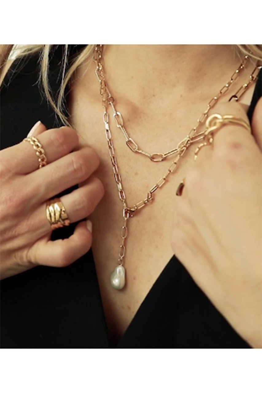 【デイジー ロンドン/DAISY LONDON】の【POLLY SAYER】 BAROQUE PEARL CHAIN ネックレス 人気、トレンドファッション・服の通販 founy(ファニー) 　ファッション　Fashion　レディースファッション　Fashion for Women　ジュエリー　Jewelry　ネックレス　Necklaces & Pendants　ネックレス　Necklace, Pendant Necklace　バロック　Baroque, Baroque Design　パール　Pearl, Pearl Accent　ロング　Long, Long-Length　再入荷　Restock / Back in Stock　other-2|ID: prp329100004937366 ipo3291000000037048964